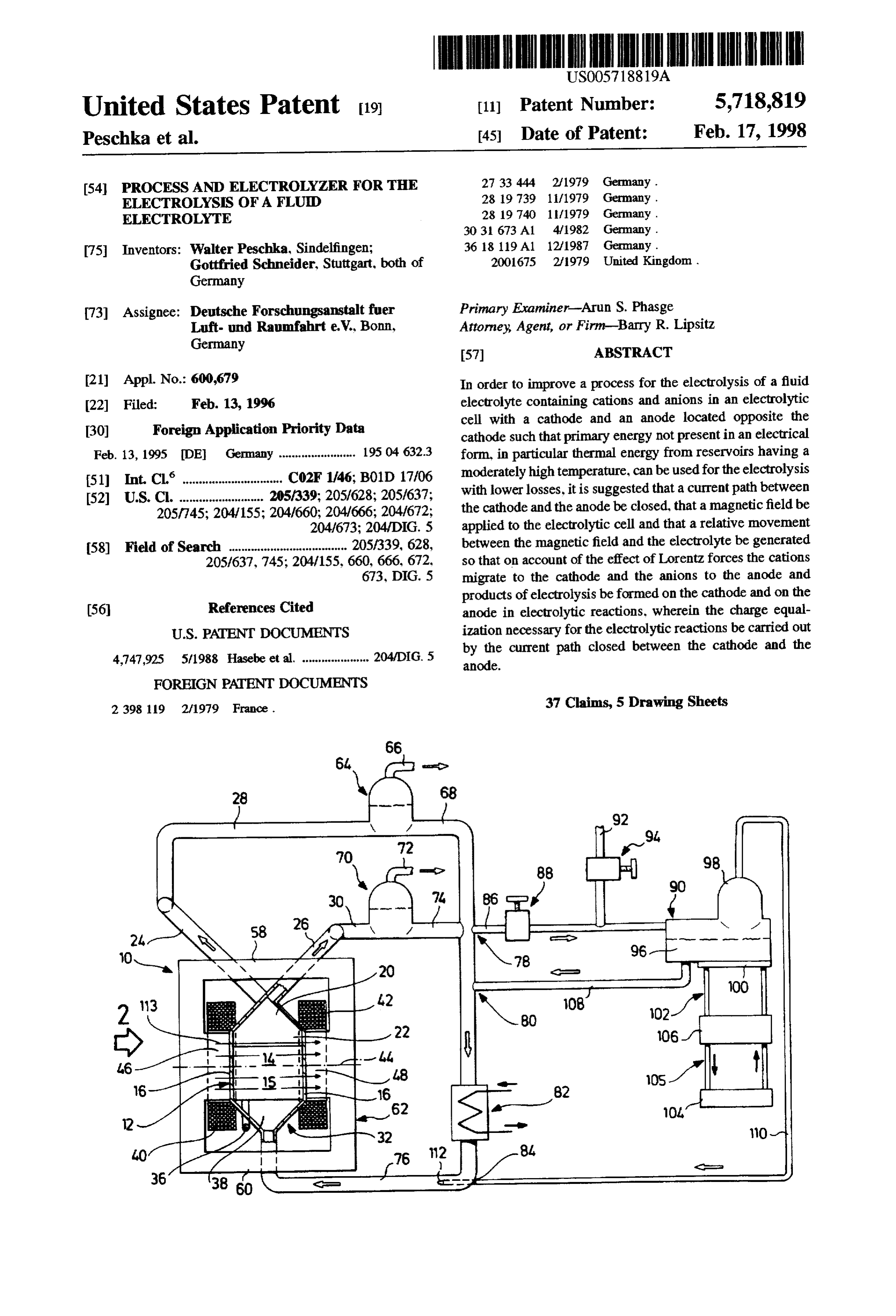 Page 1 of the original patent document