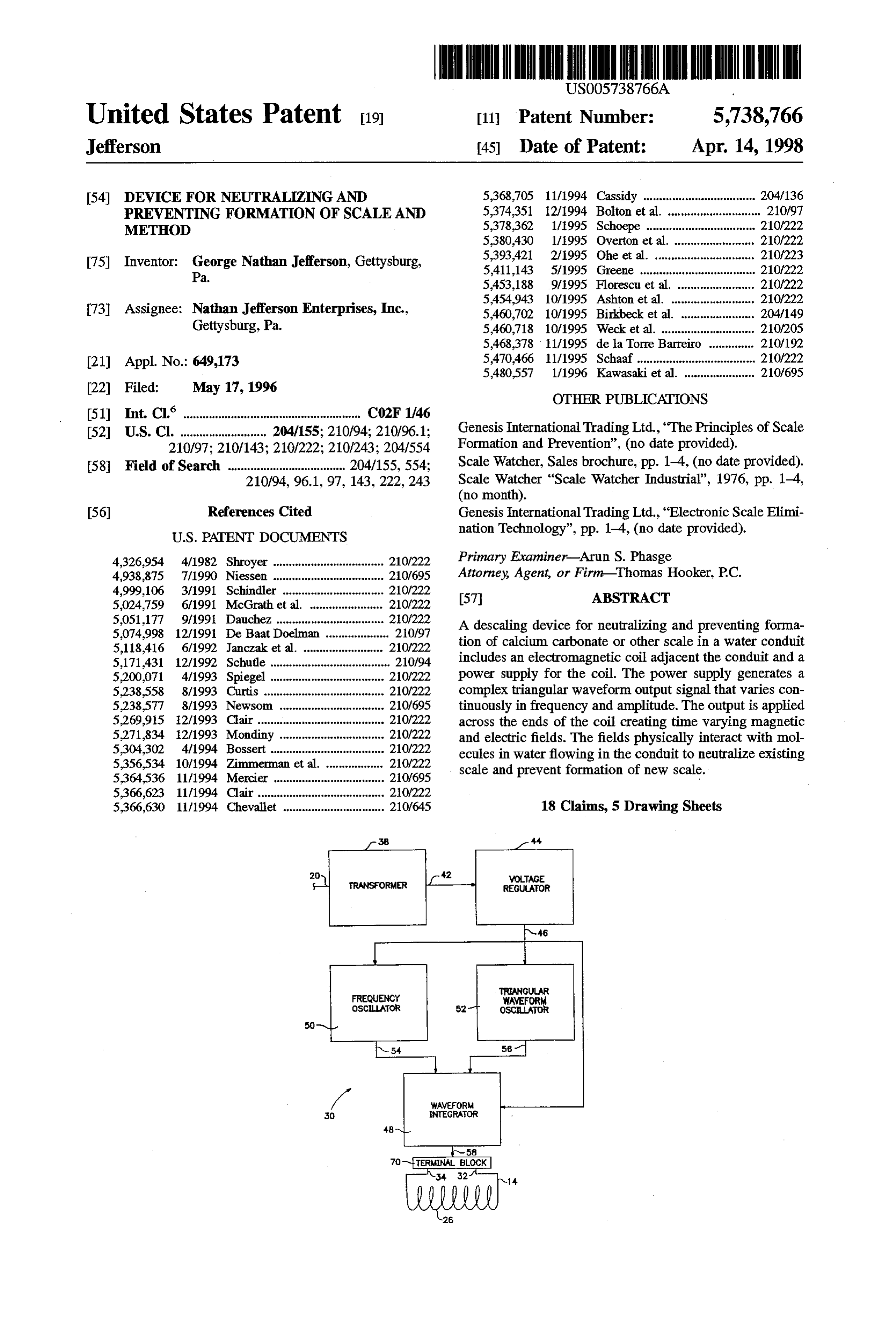 Page 1 of the original patent document