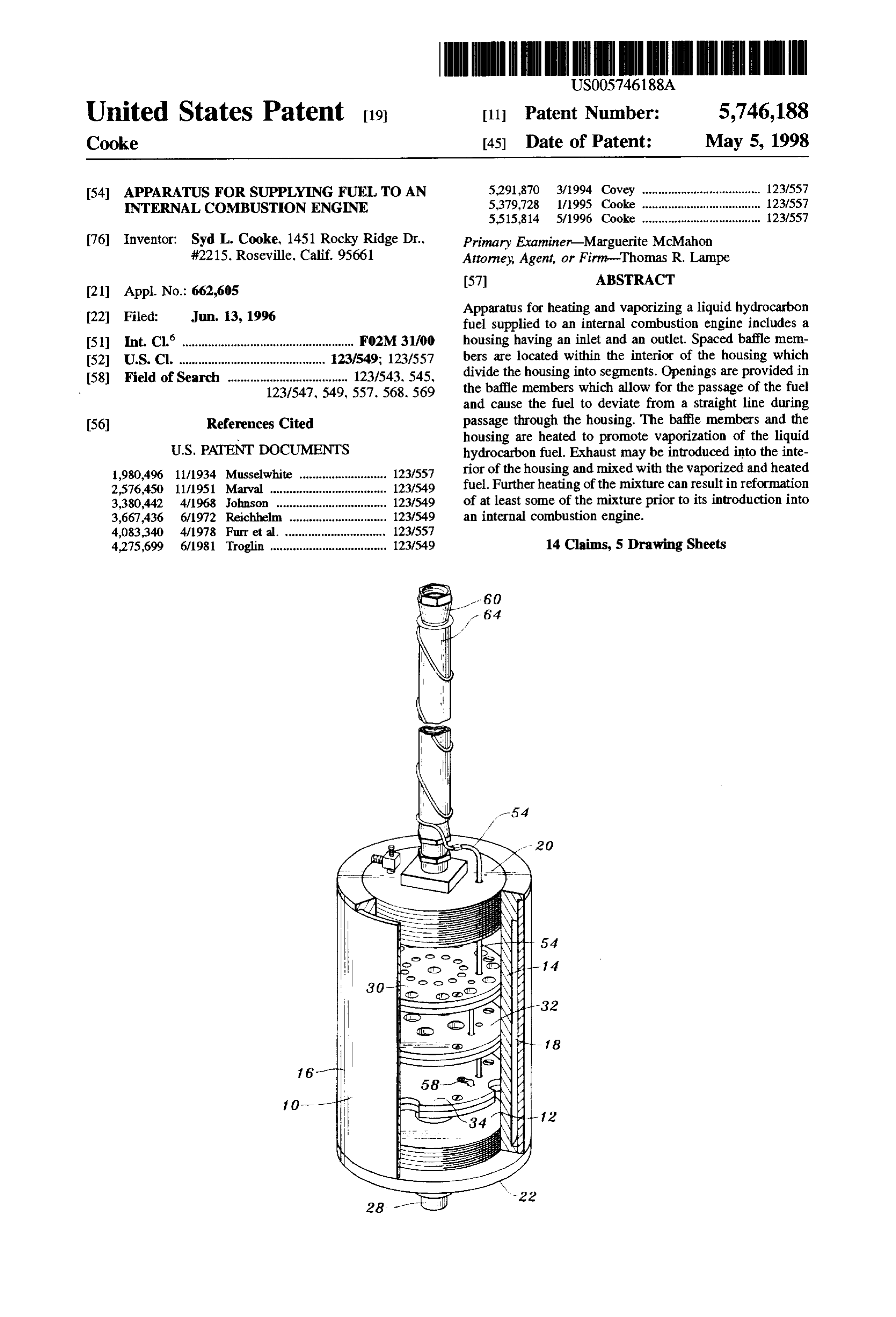 Page 1 of the original patent document