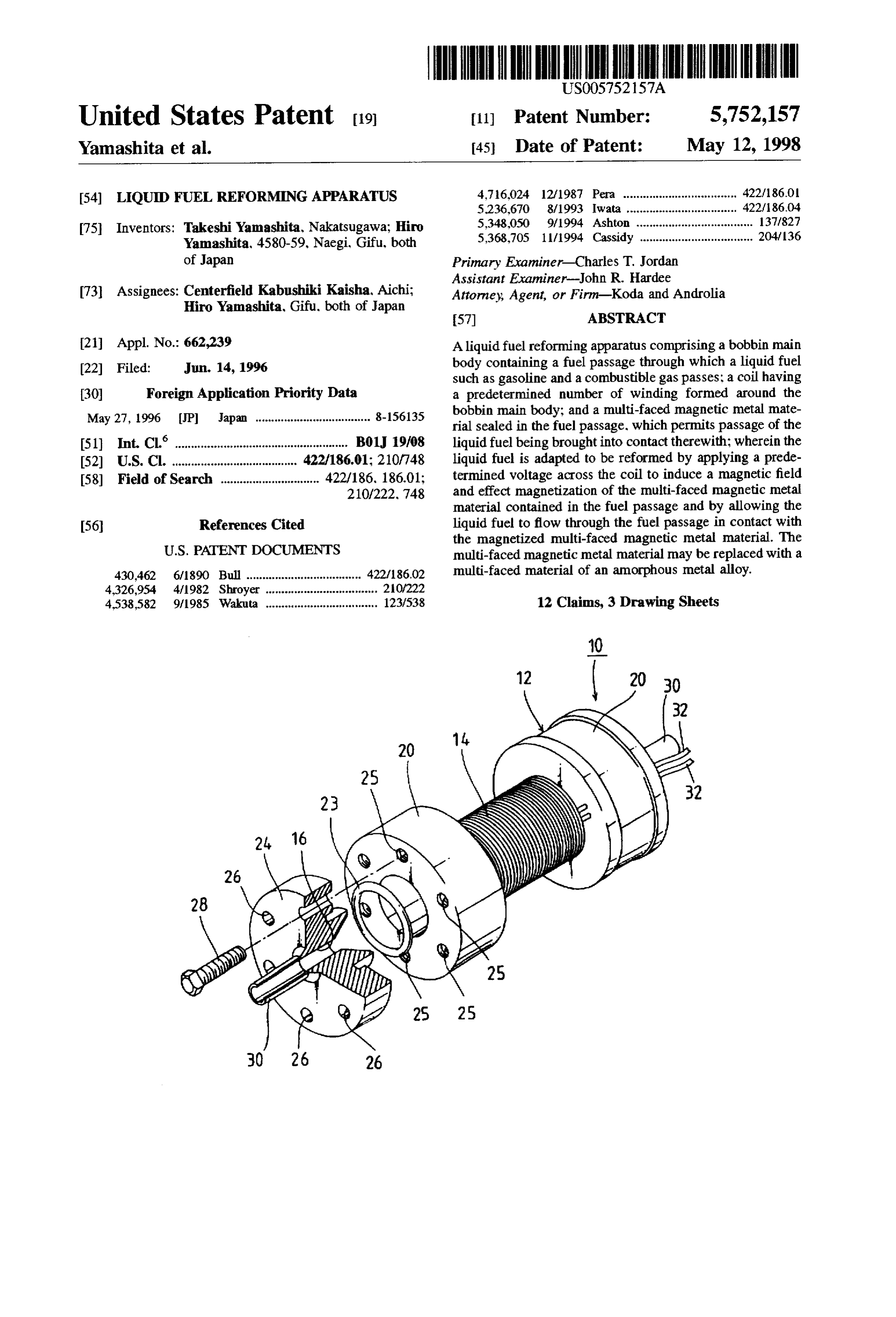 Page 1 of the original patent document