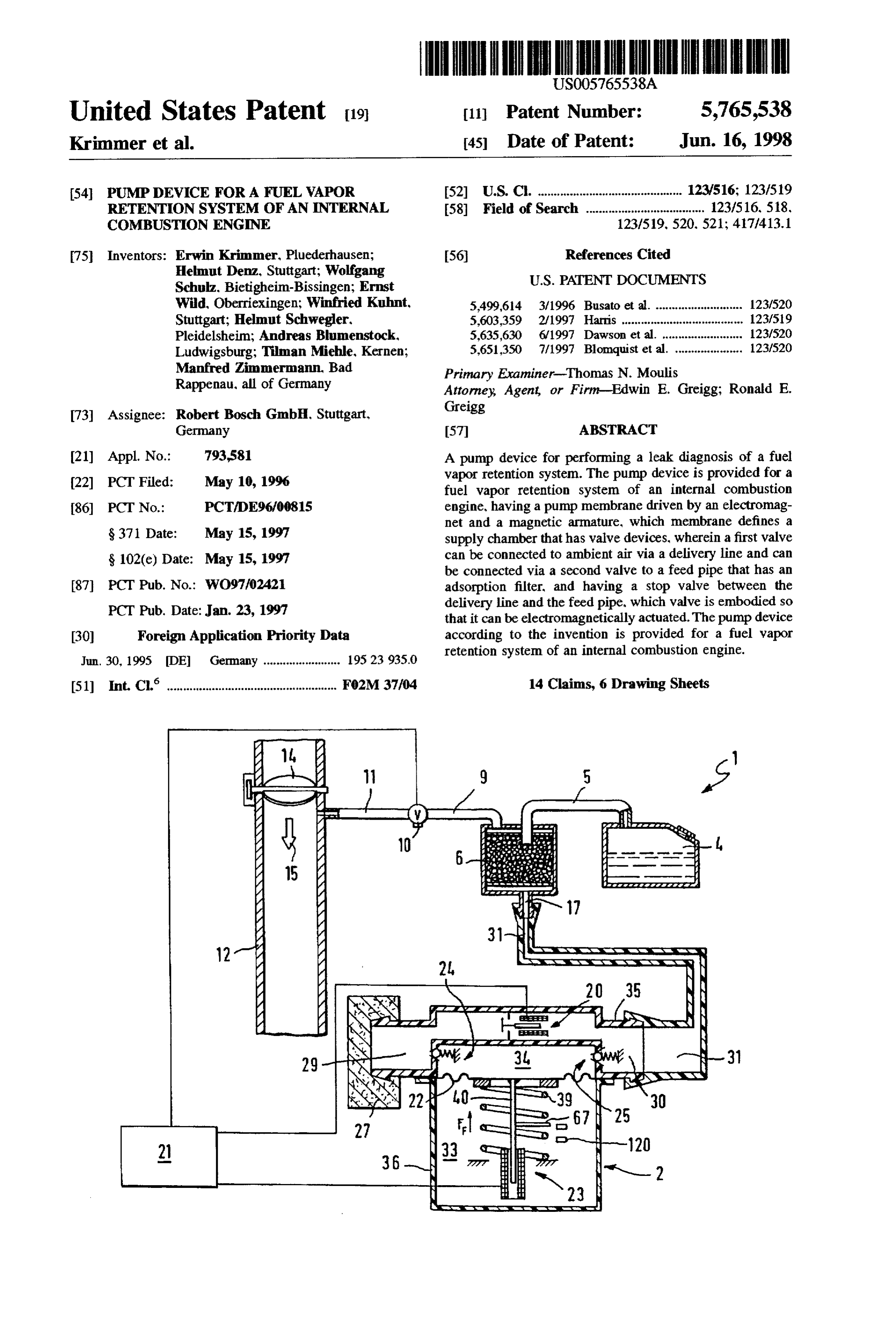 Page 1 of the original patent document