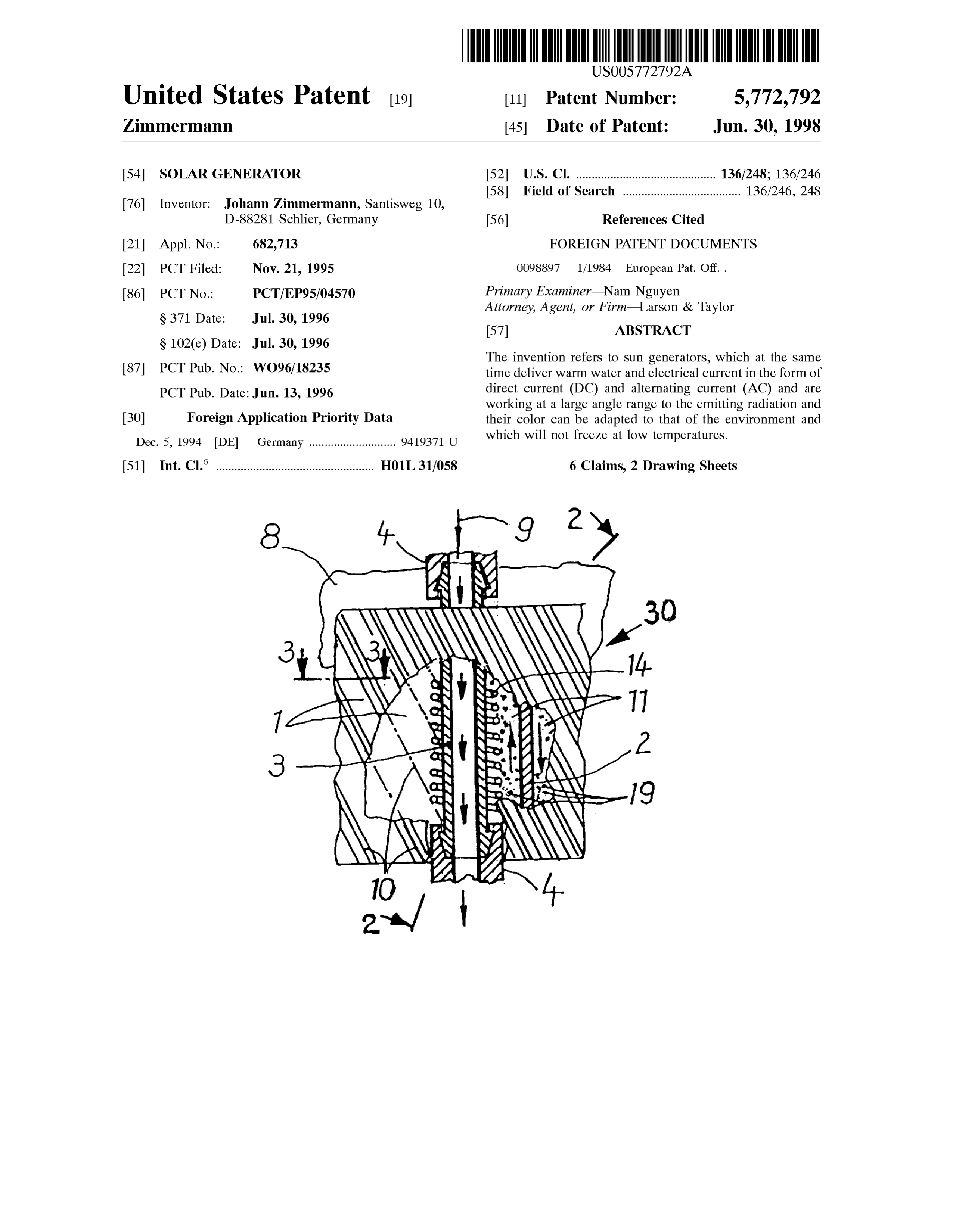 Page 1 of the original patent document