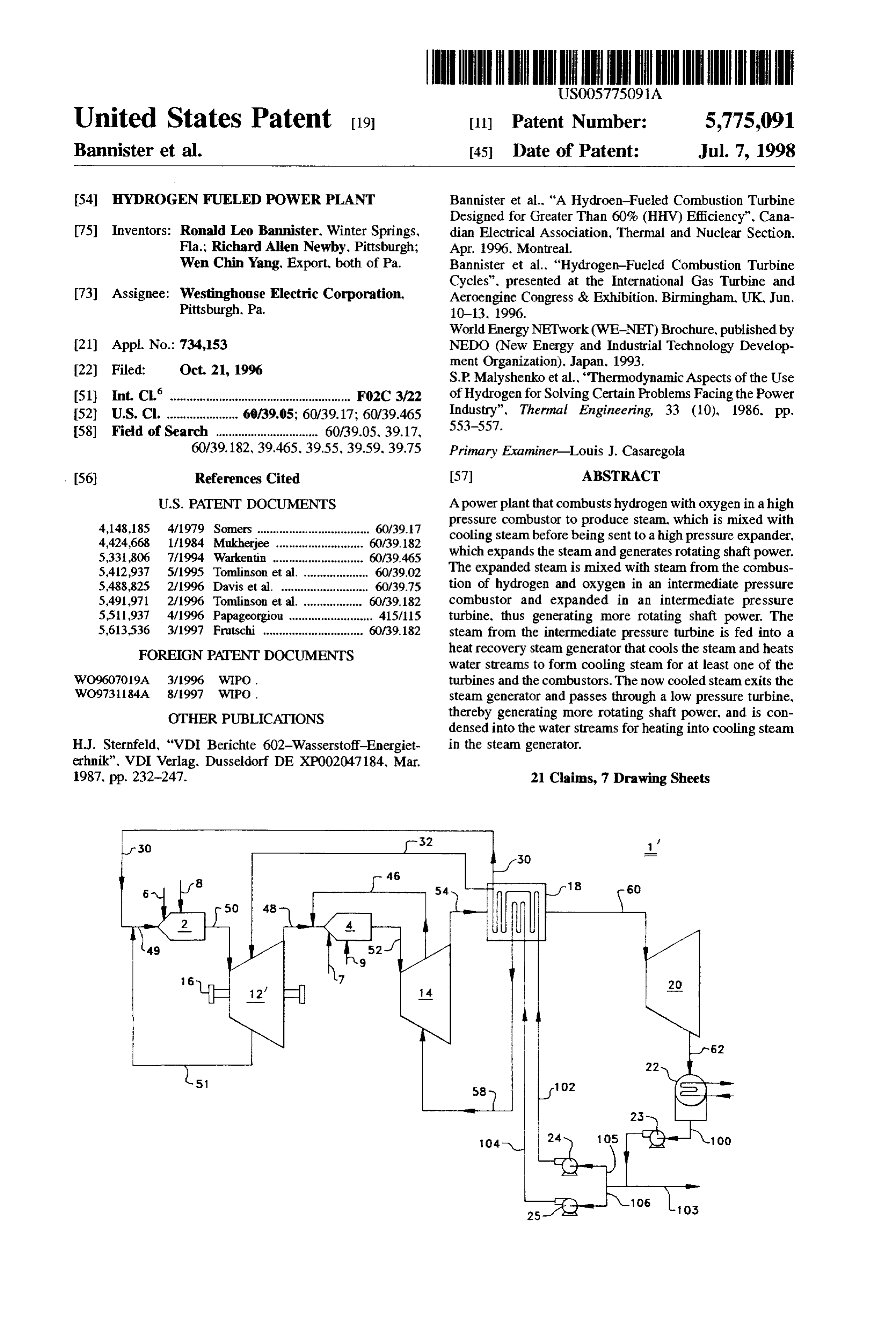 Page 1 of the original patent document
