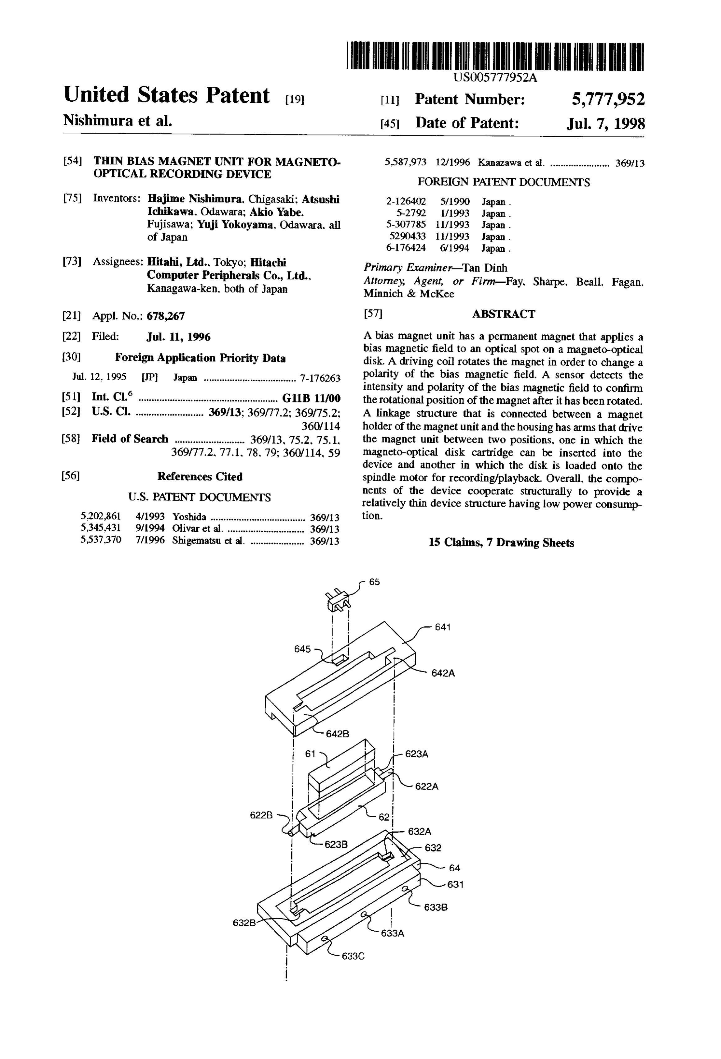 Page 1 of the original patent document
