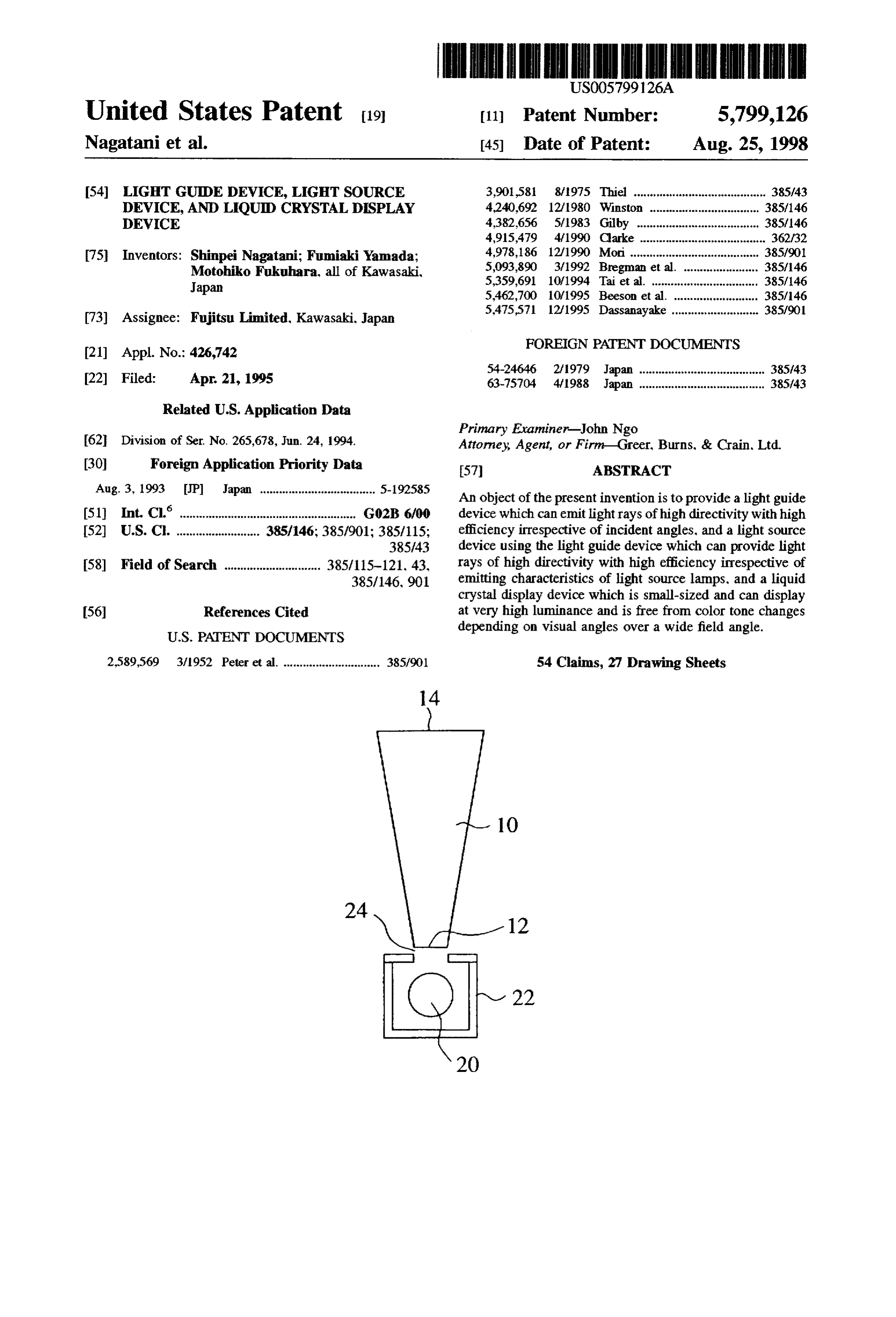 Page 1 of the original patent document