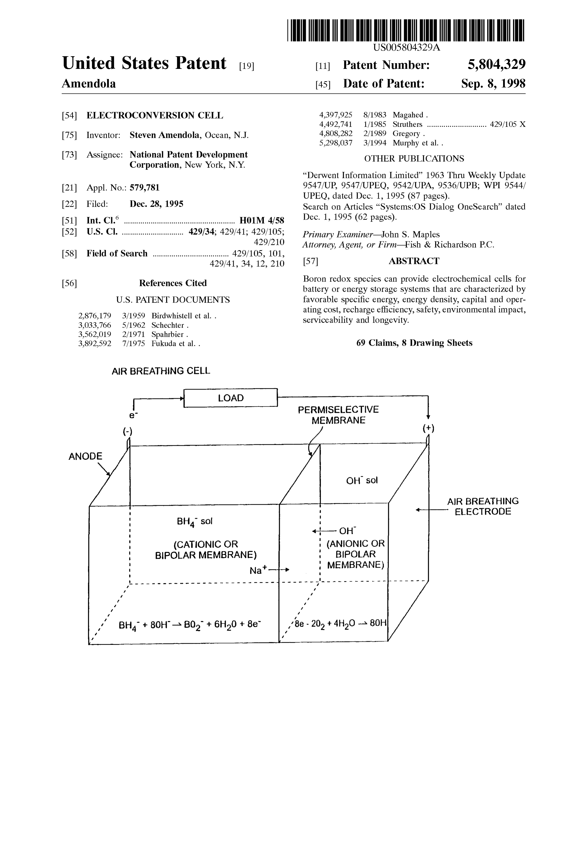 Page 1 of the original patent document