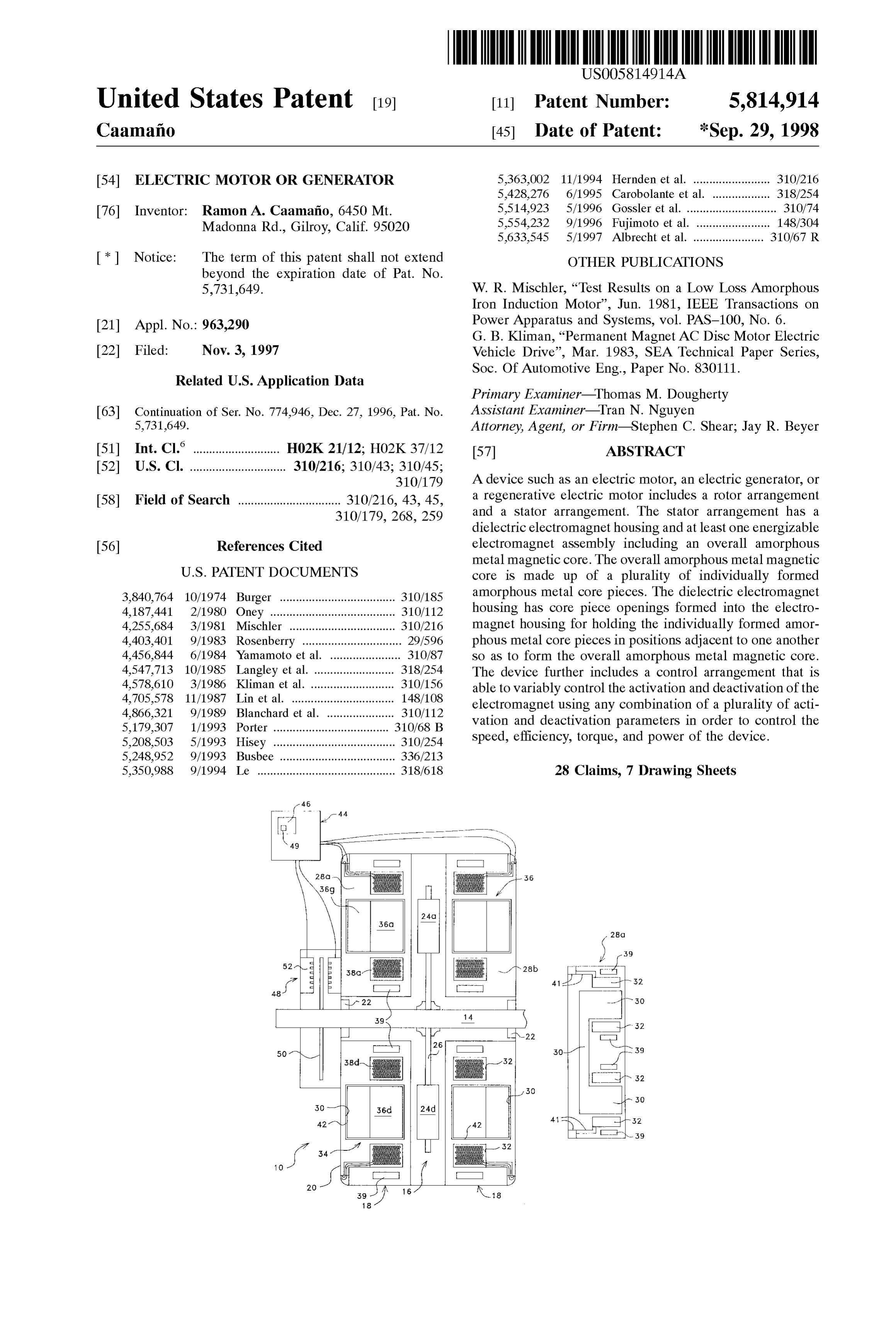 Page 1 of the original patent document