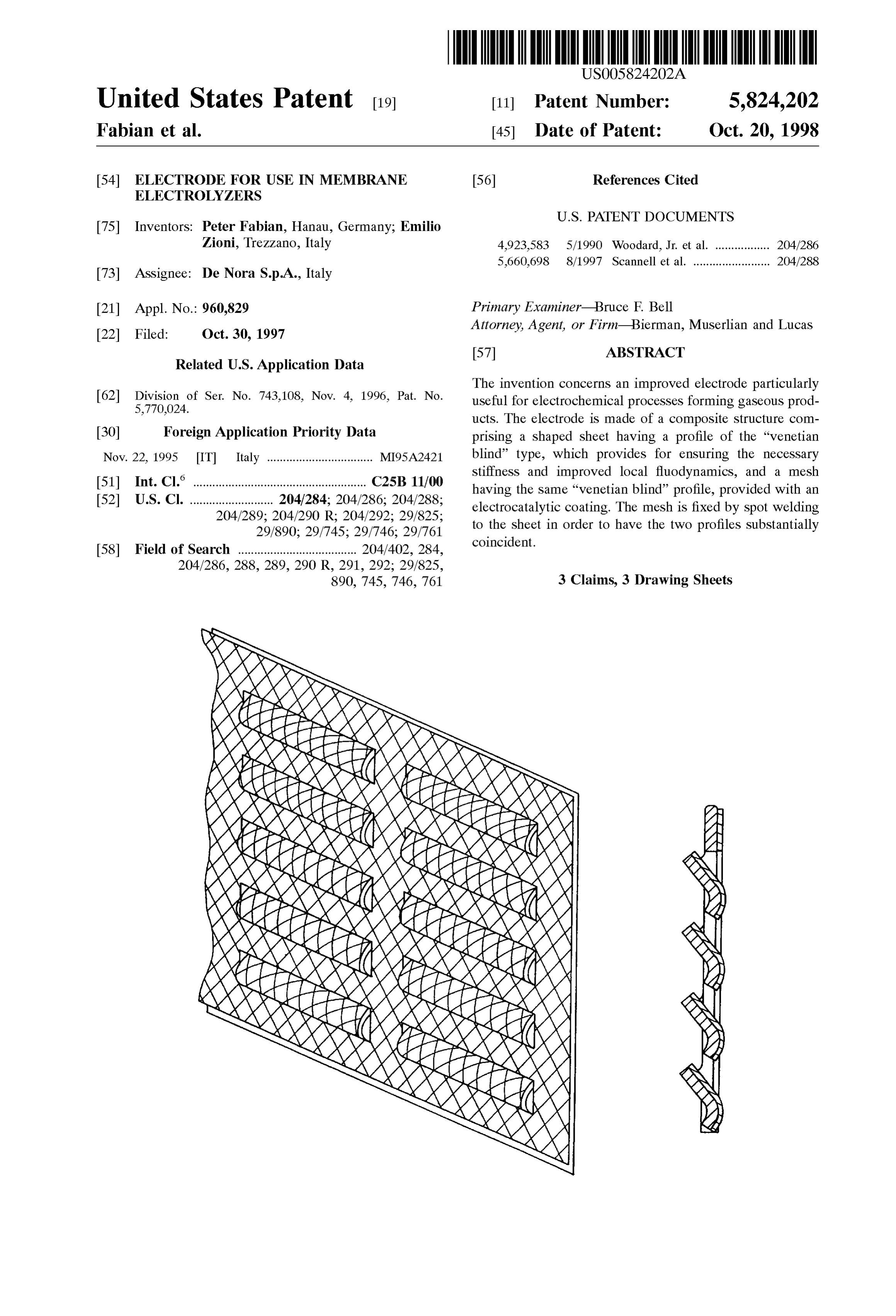 Page 1 of the original patent document