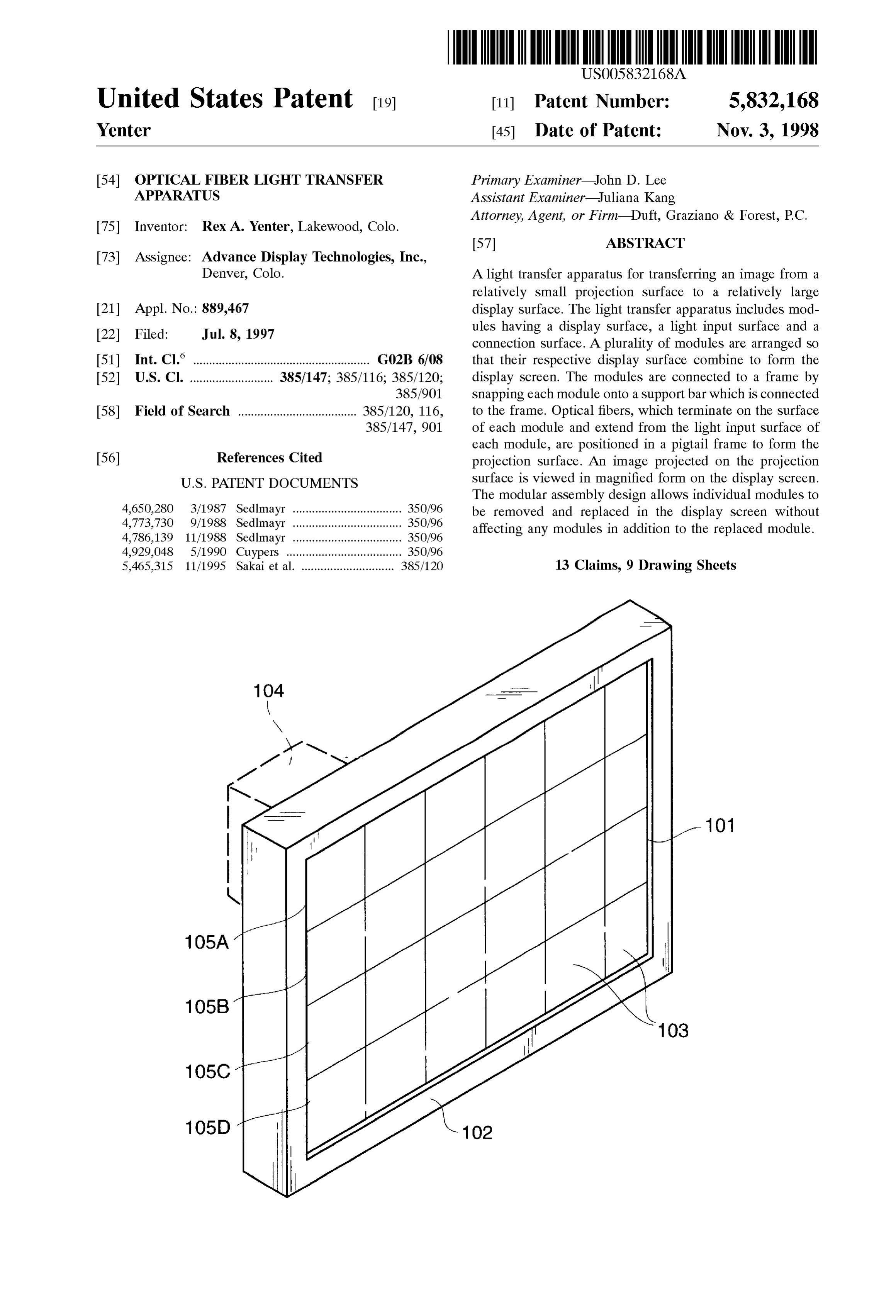 Page 1 of the original patent document