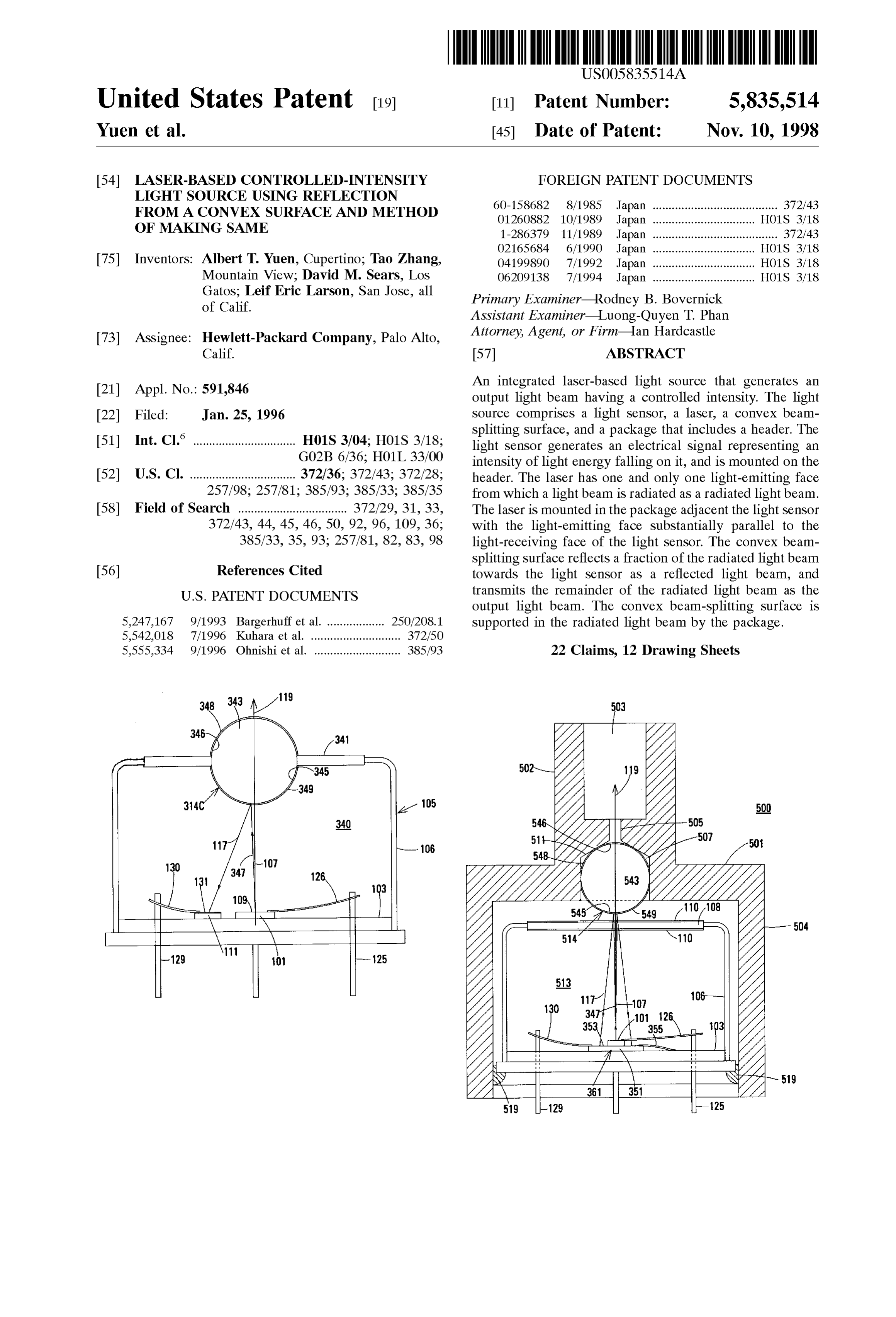 Page 1 of the original patent document