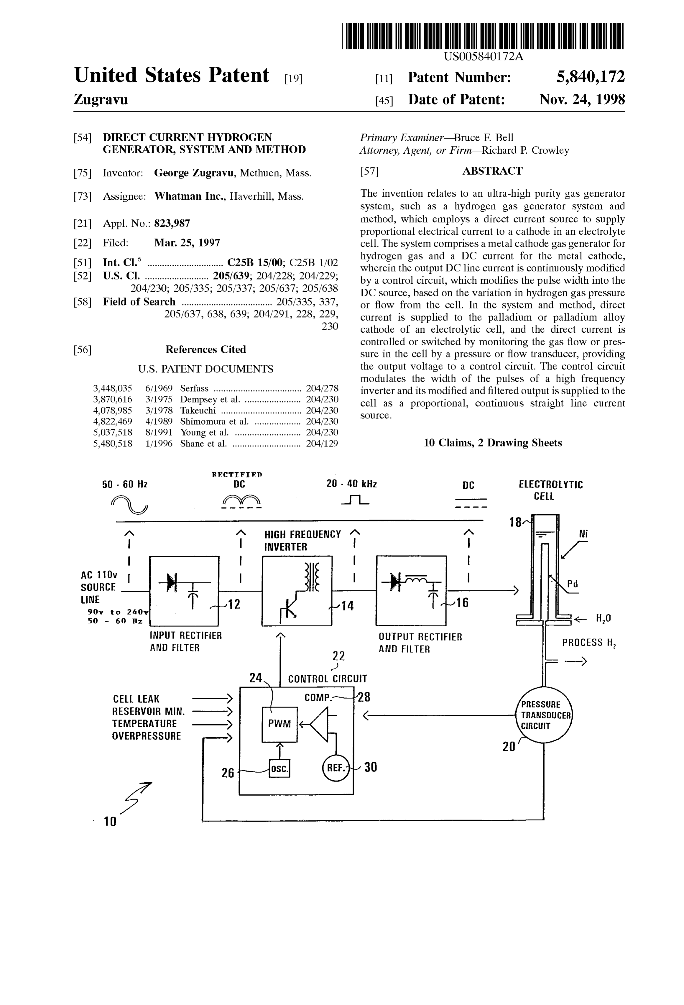 Page 1 of the original patent document