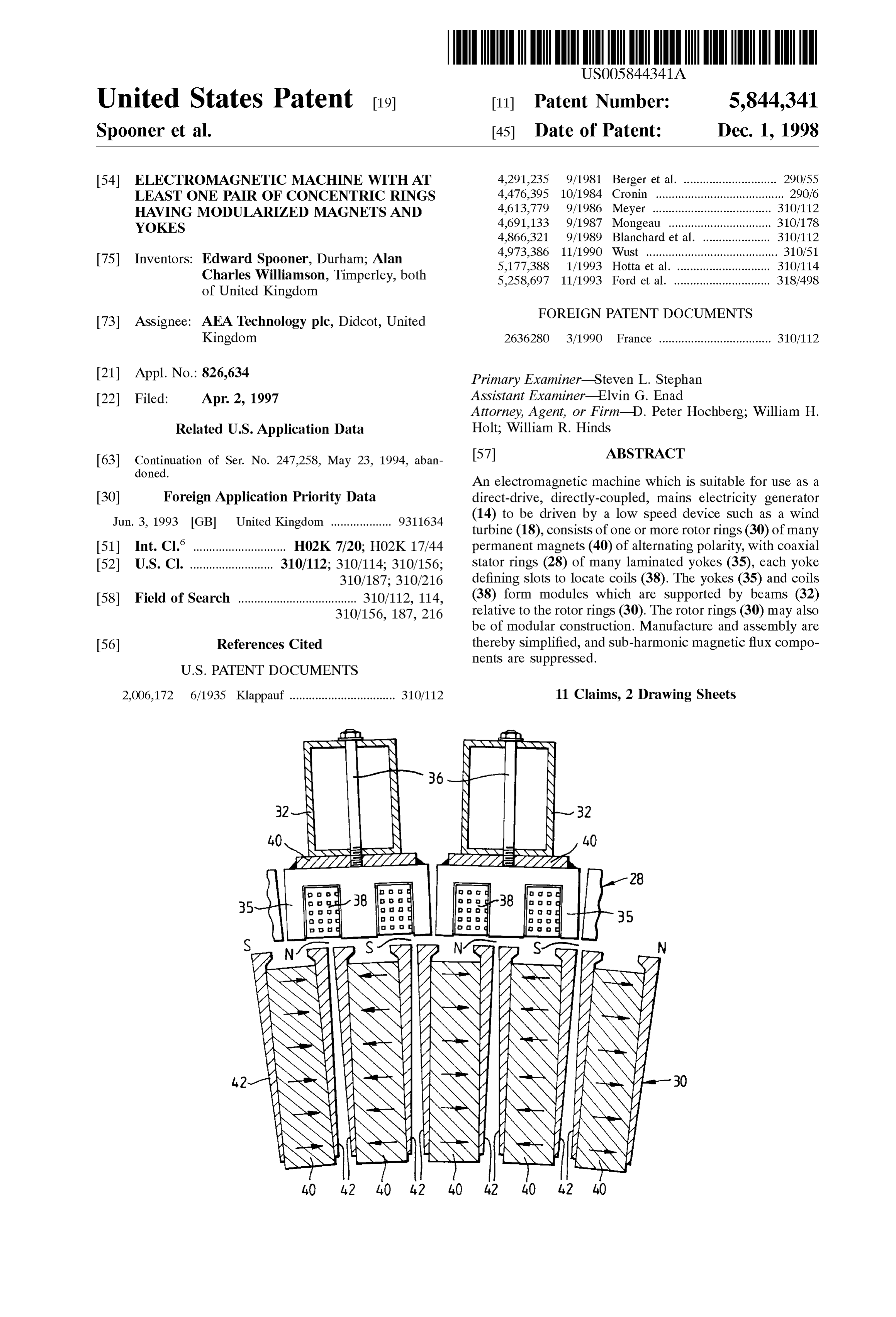 Page 1 of the original patent document