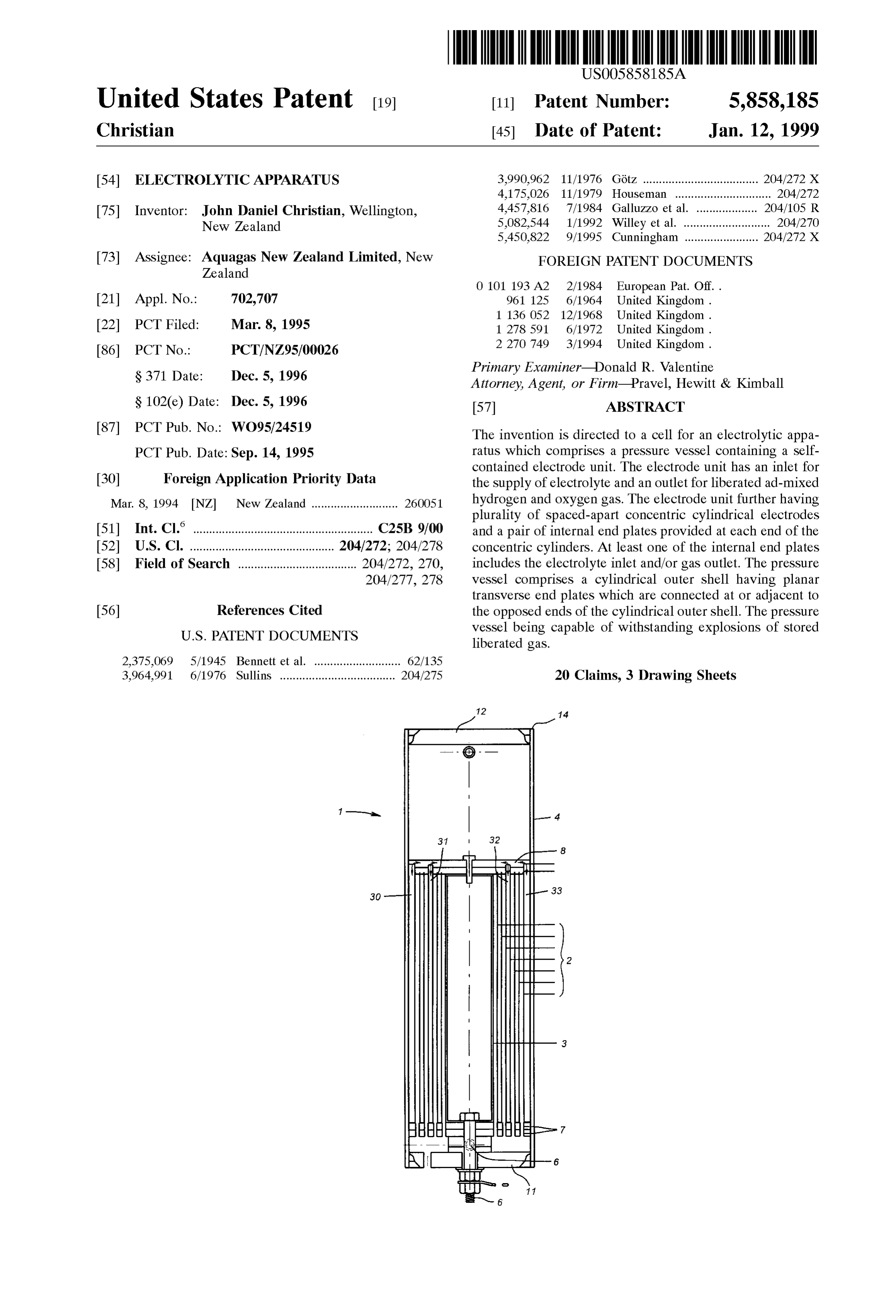 Page 1 of the original patent document