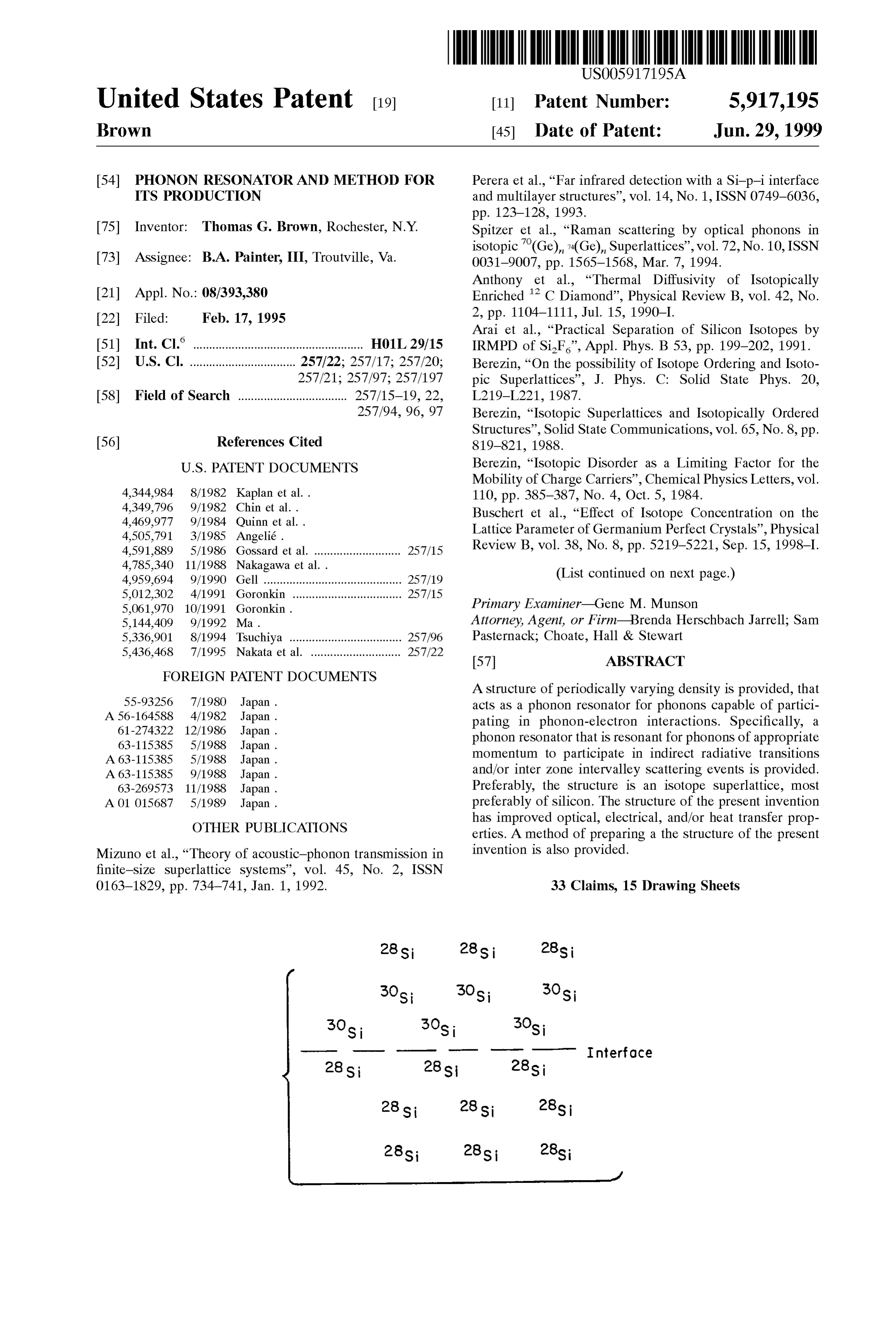 Page 1 of the original patent document
