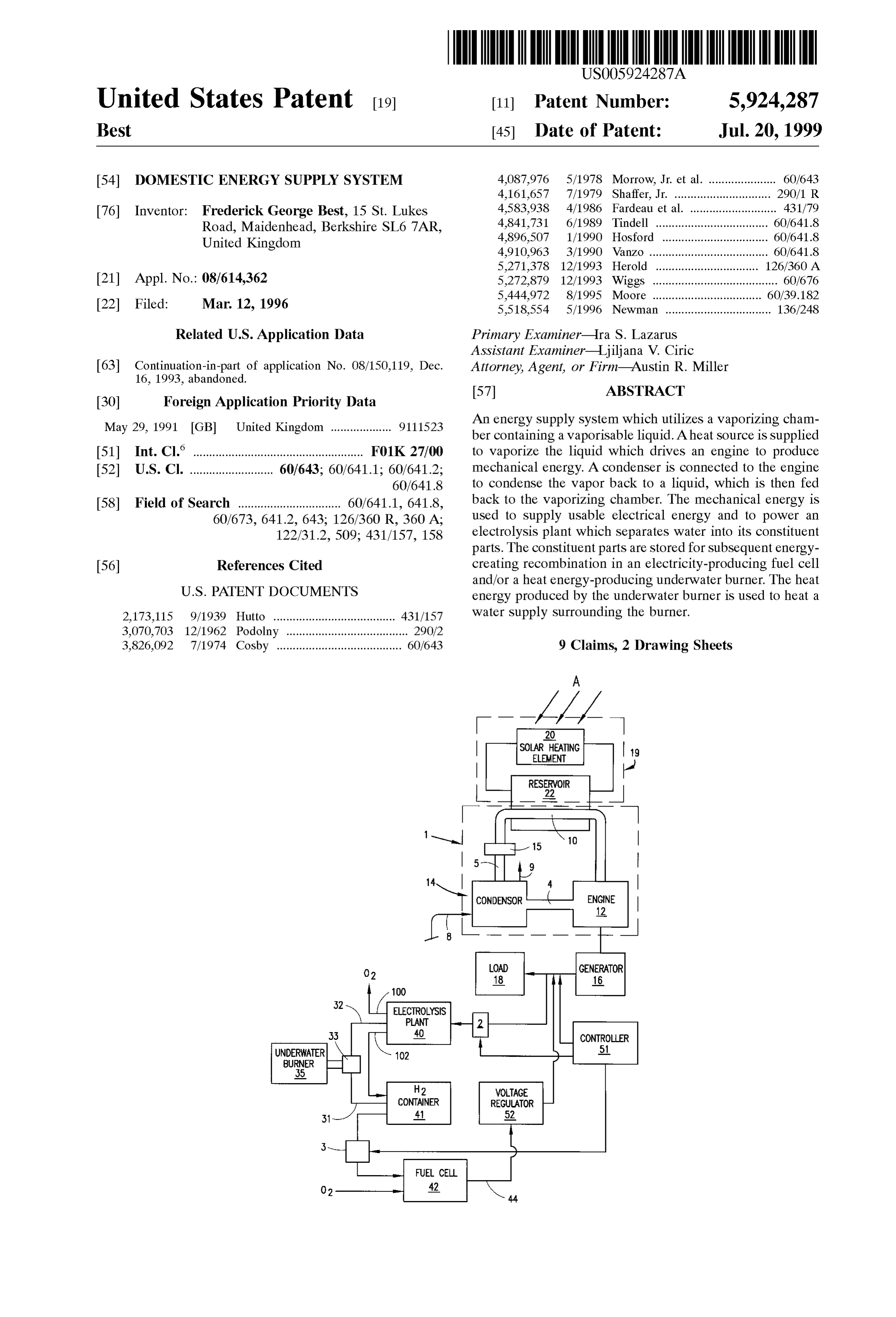 Page 1 of the original patent document