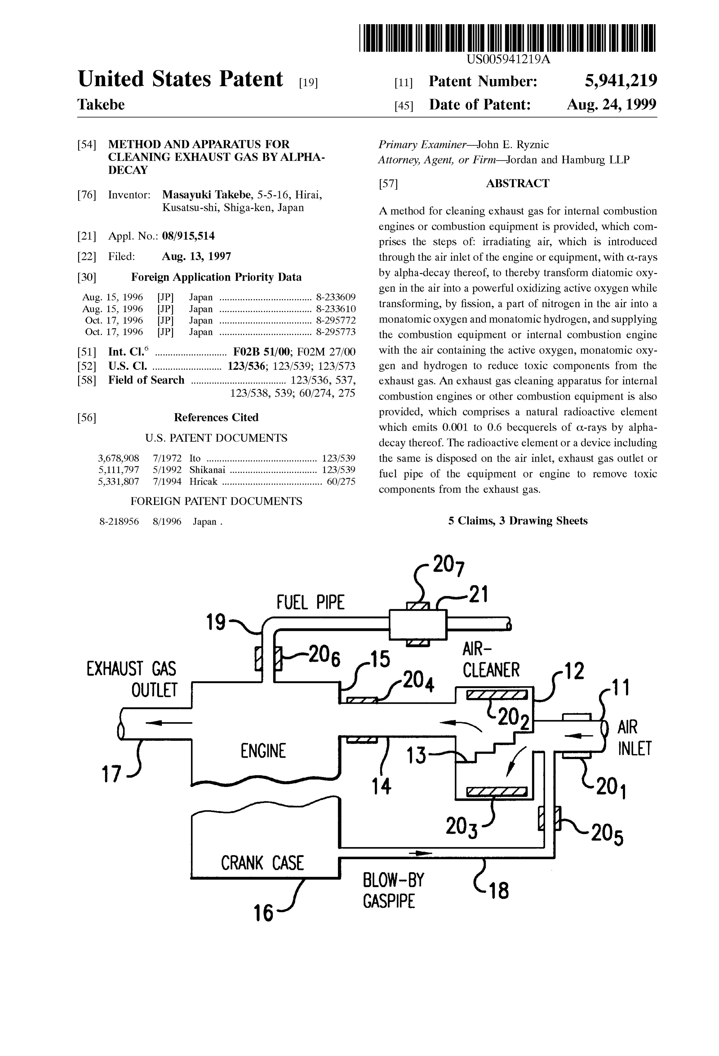 Page 1 of the original patent document