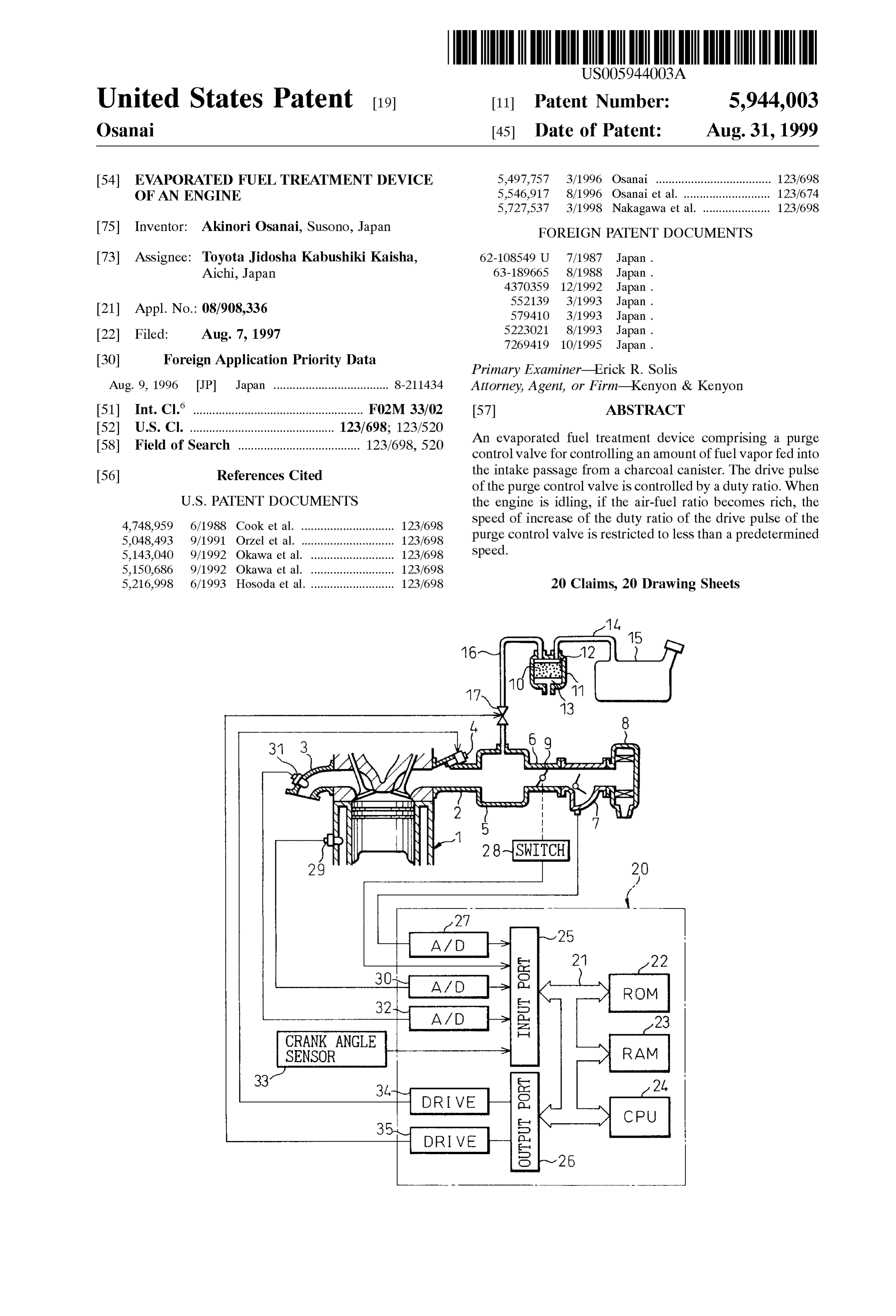 Page 1 of the original patent document