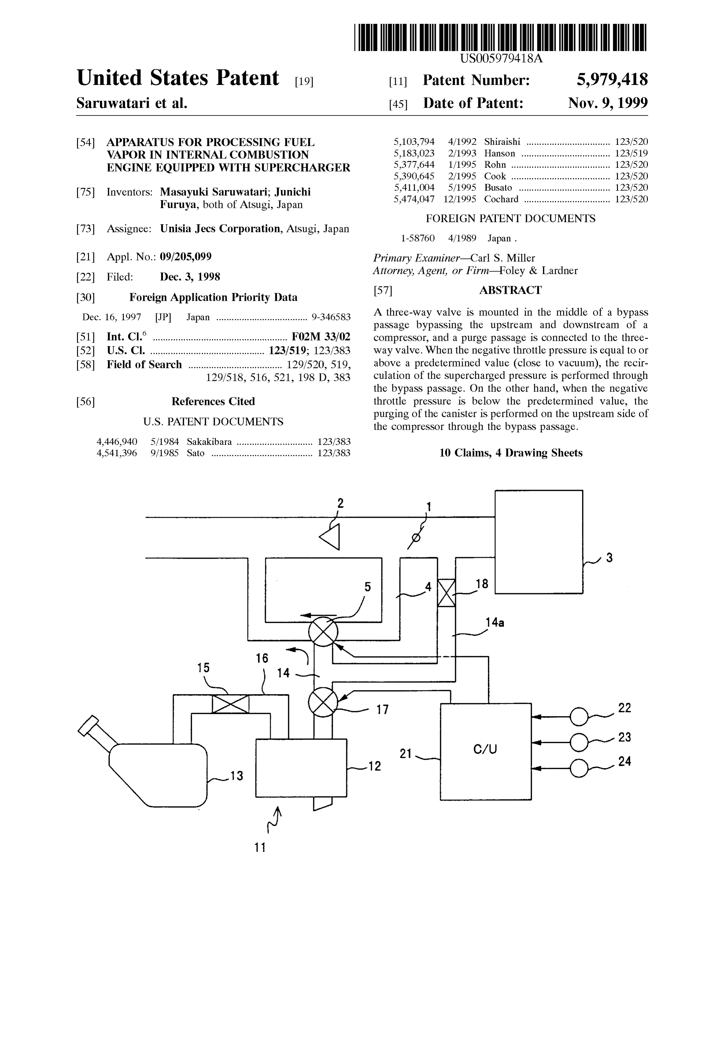 Page 1 of the original patent document