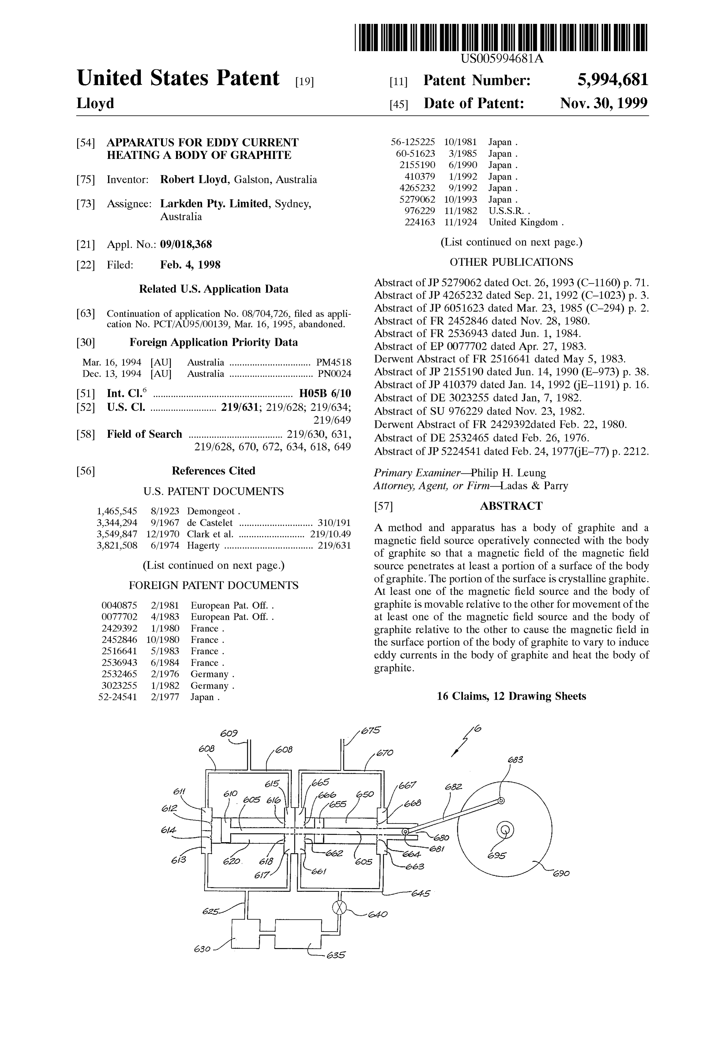 Page 1 of the original patent document