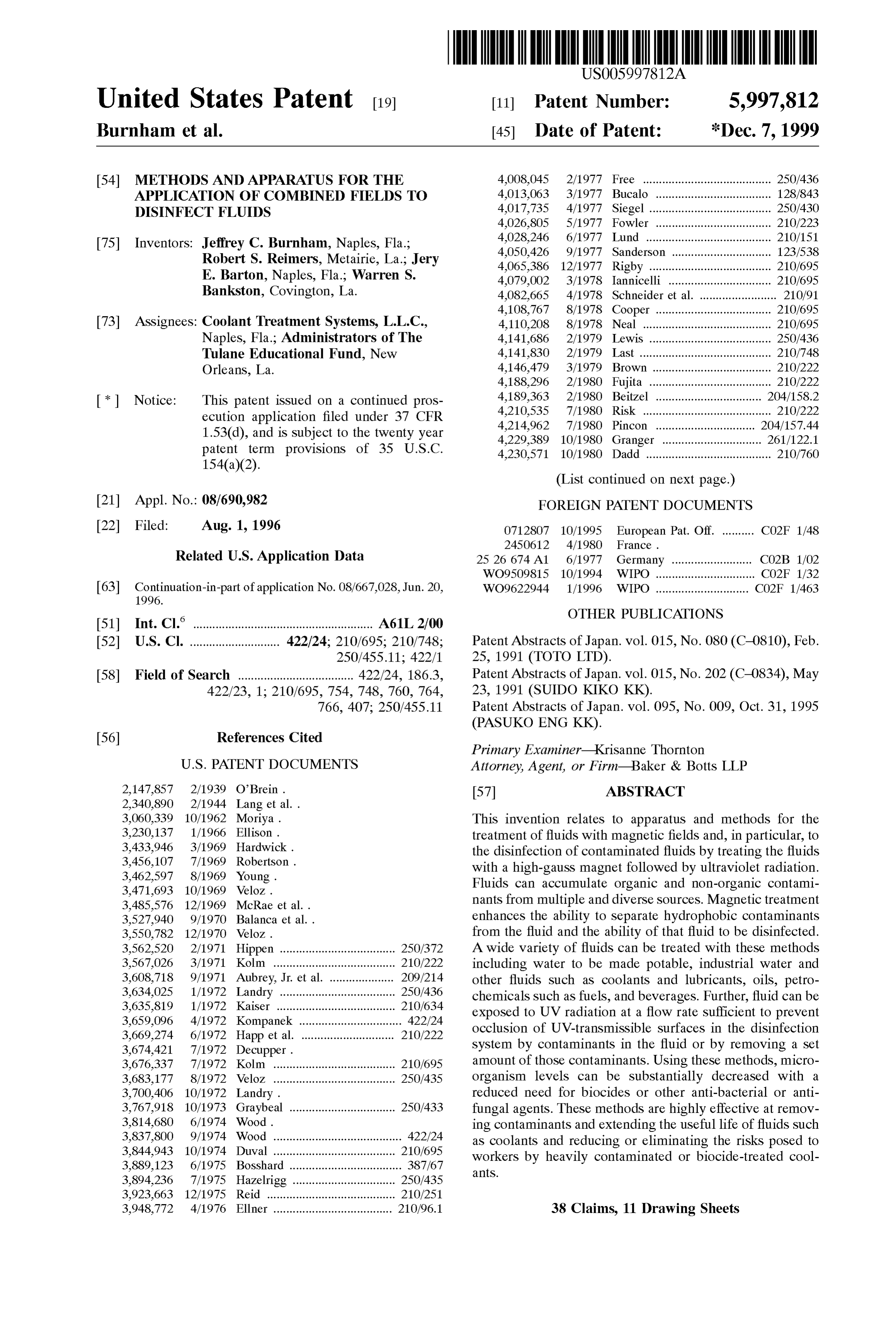 Page 1 of the original patent document