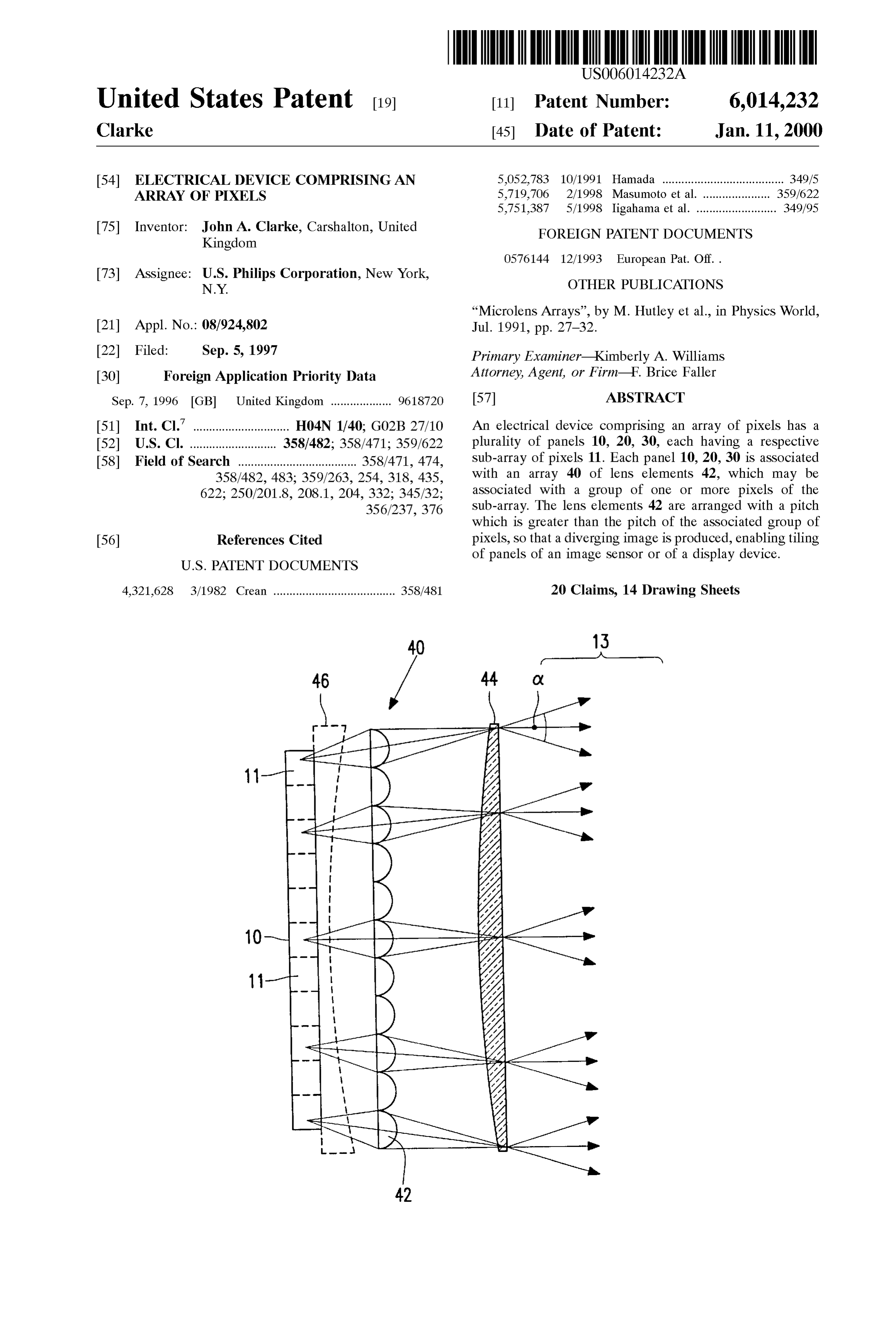 Page 1 of the original patent document