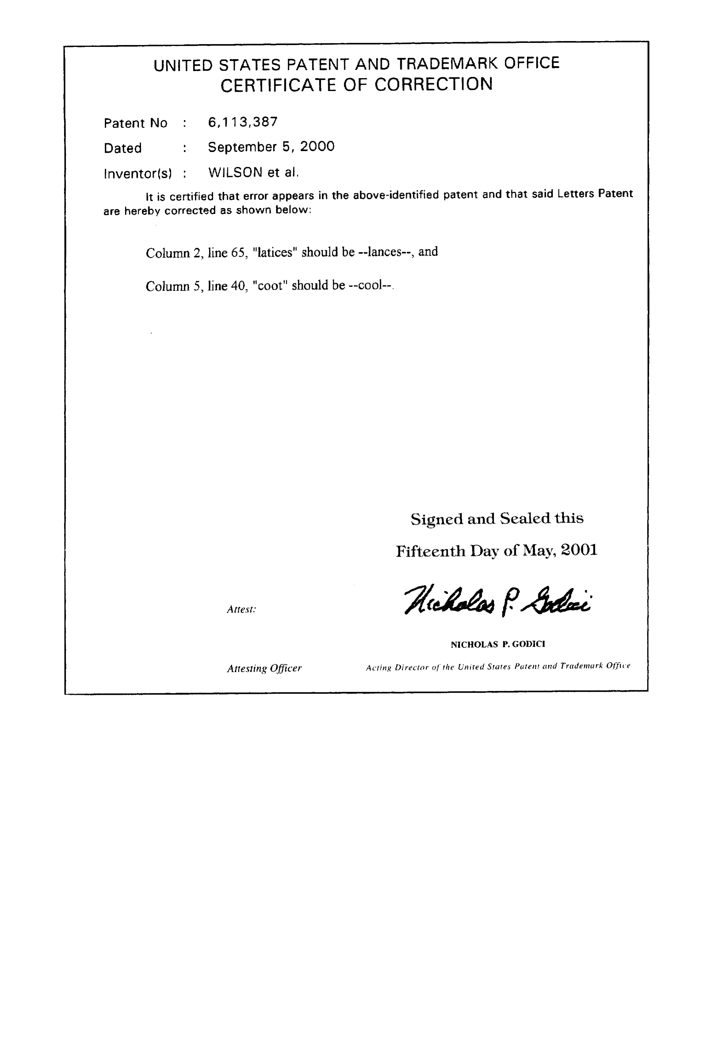 Page 22 of the original patent document