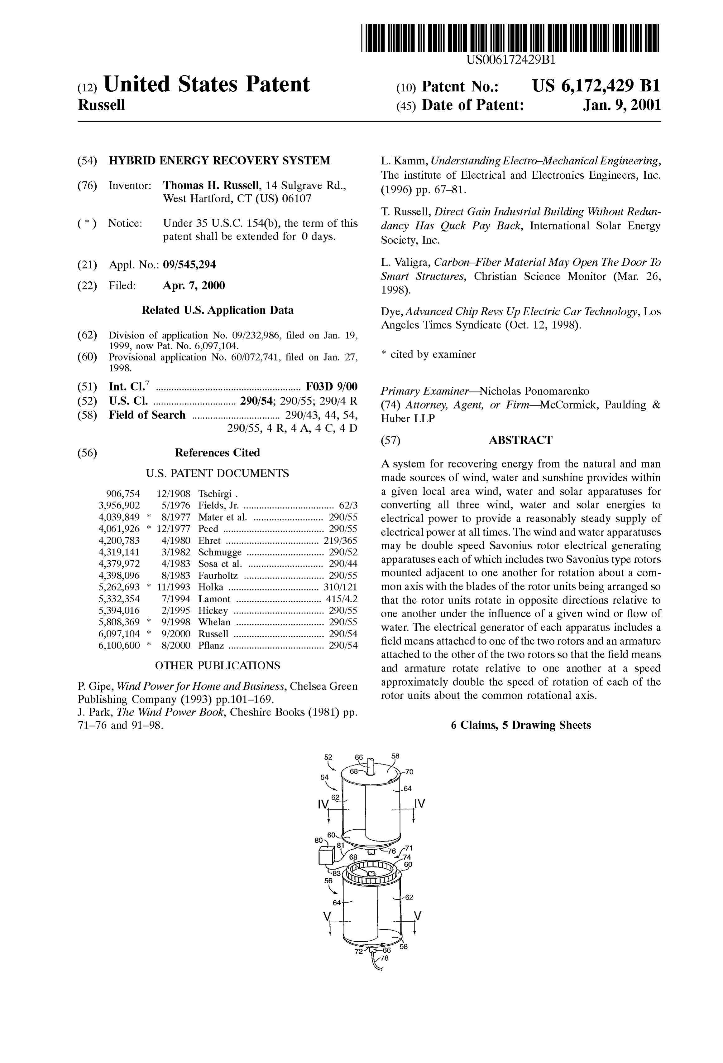 Page 1 of the original patent document