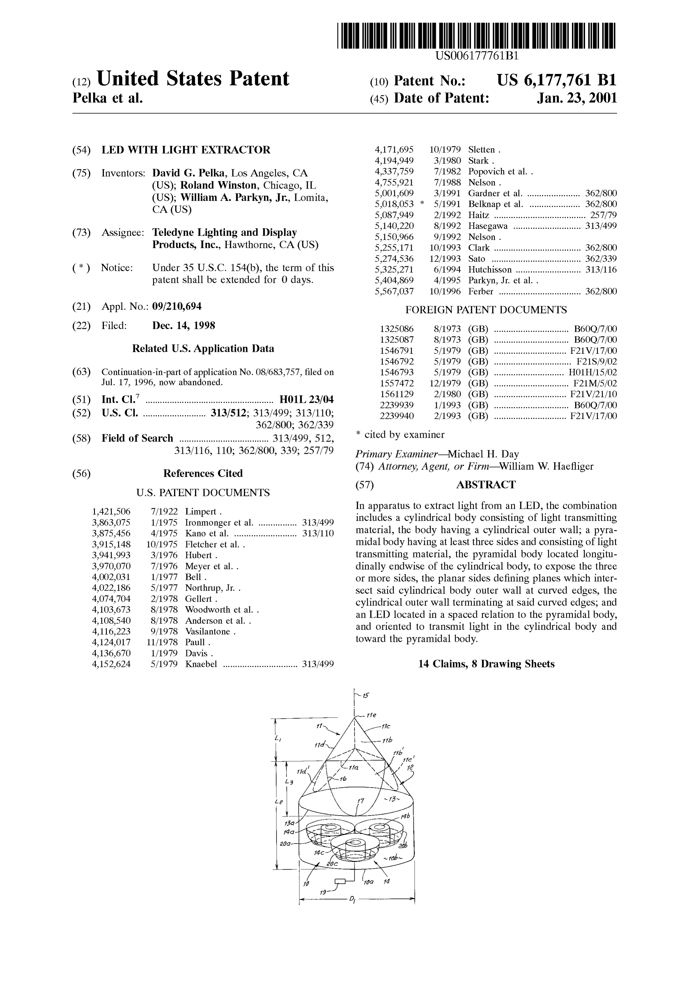 Page 1 of the original patent document