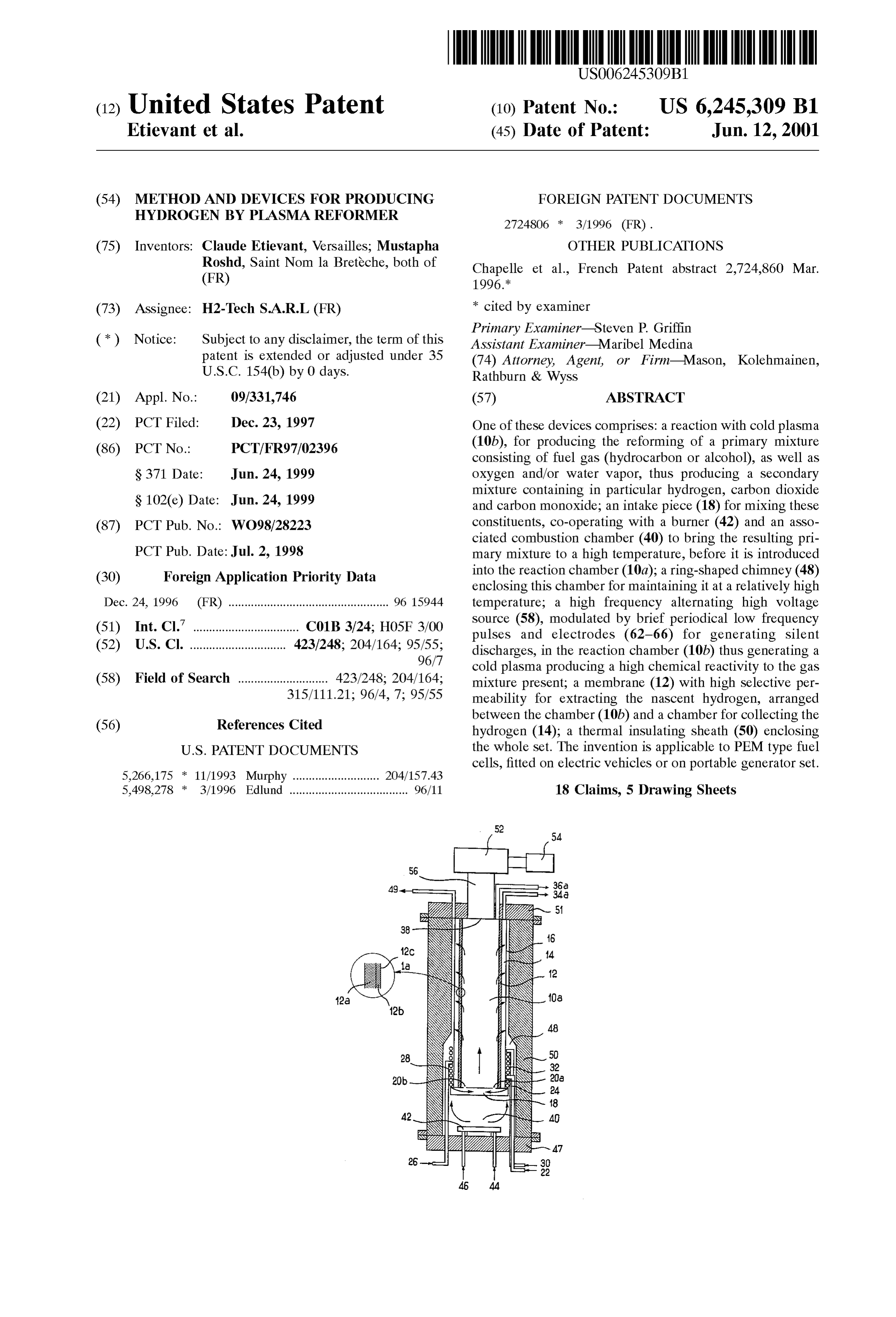 Page 1 of the original patent document