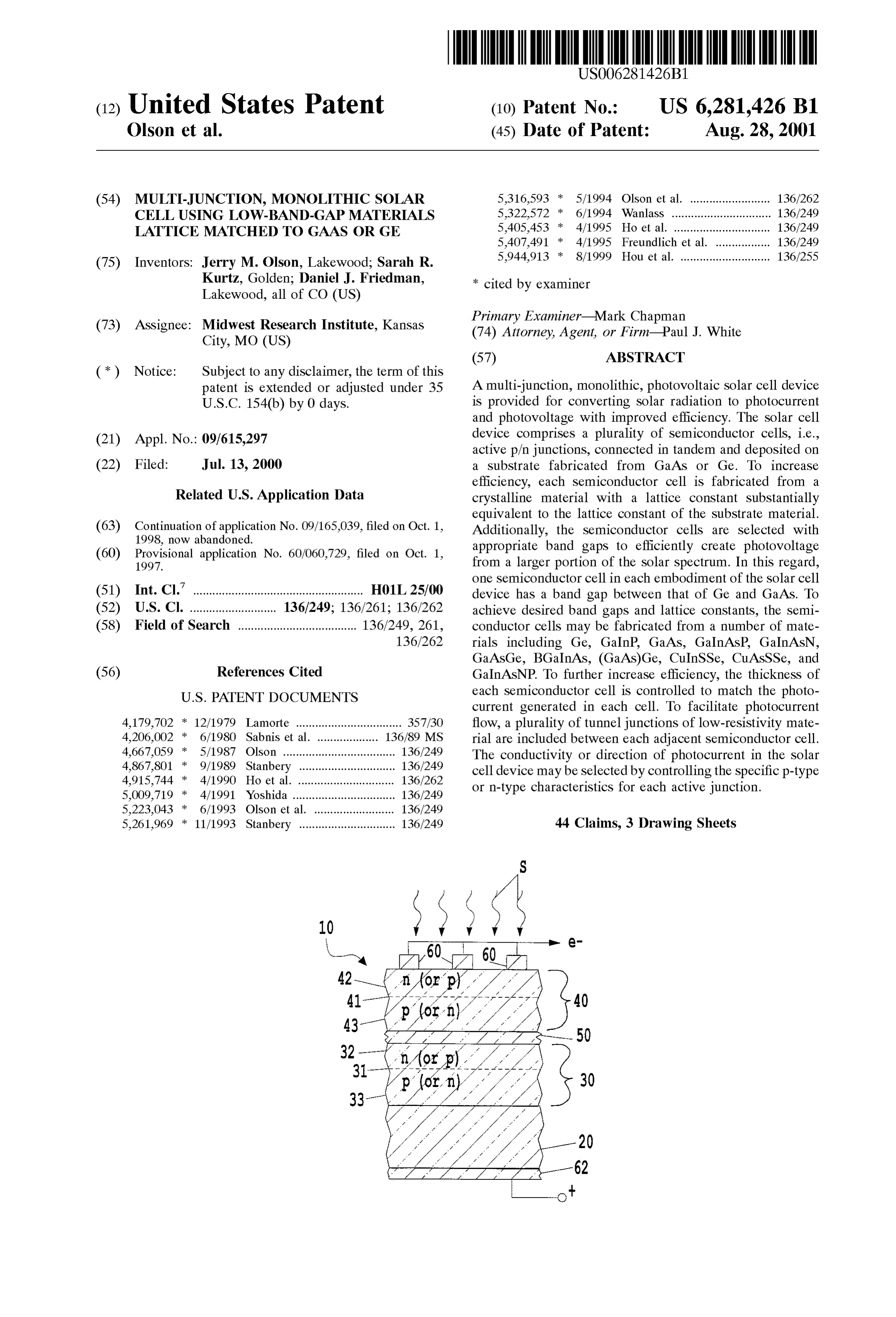 Page 1 of the original patent document