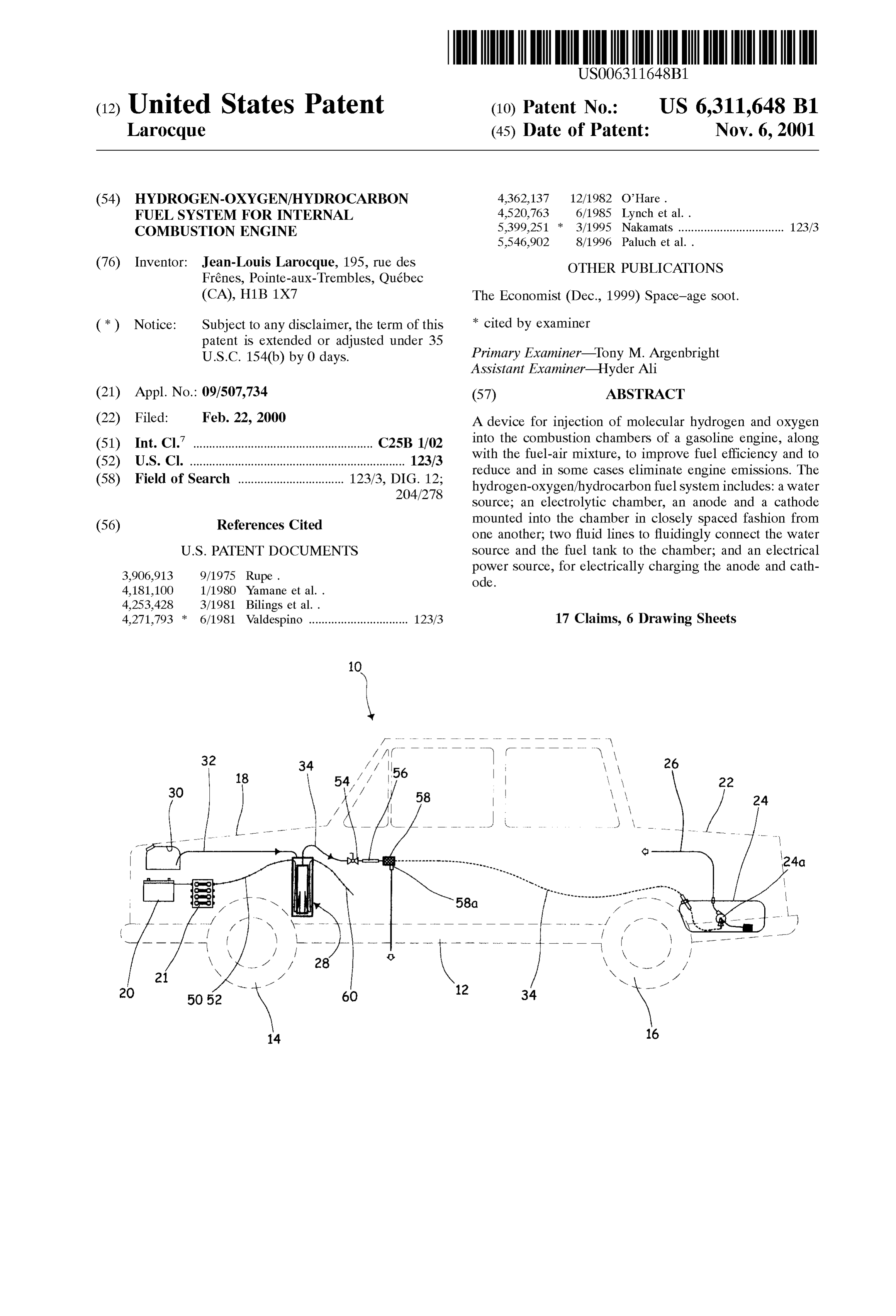 Page 1 of the original patent document
