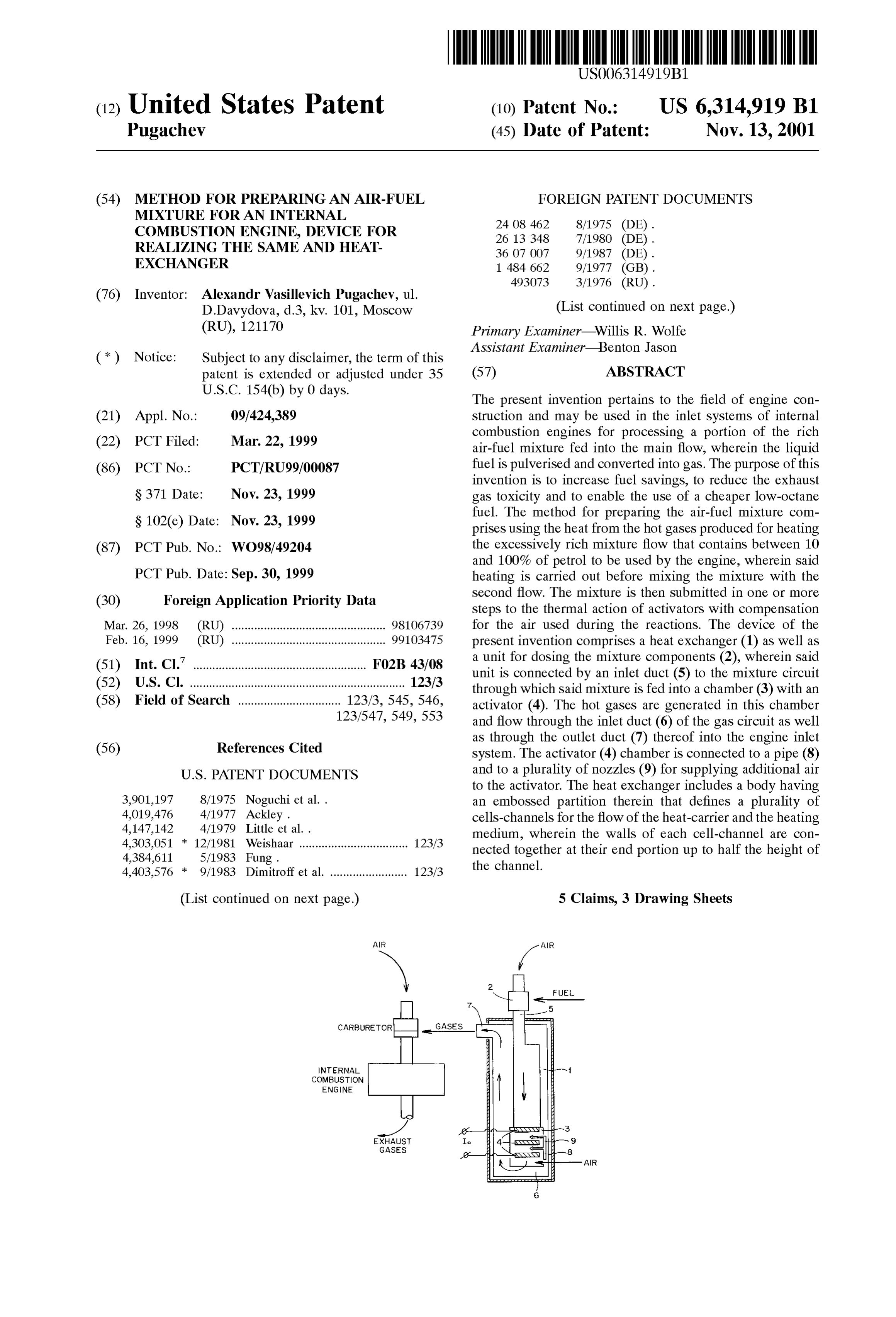 Page 1 of the original patent document