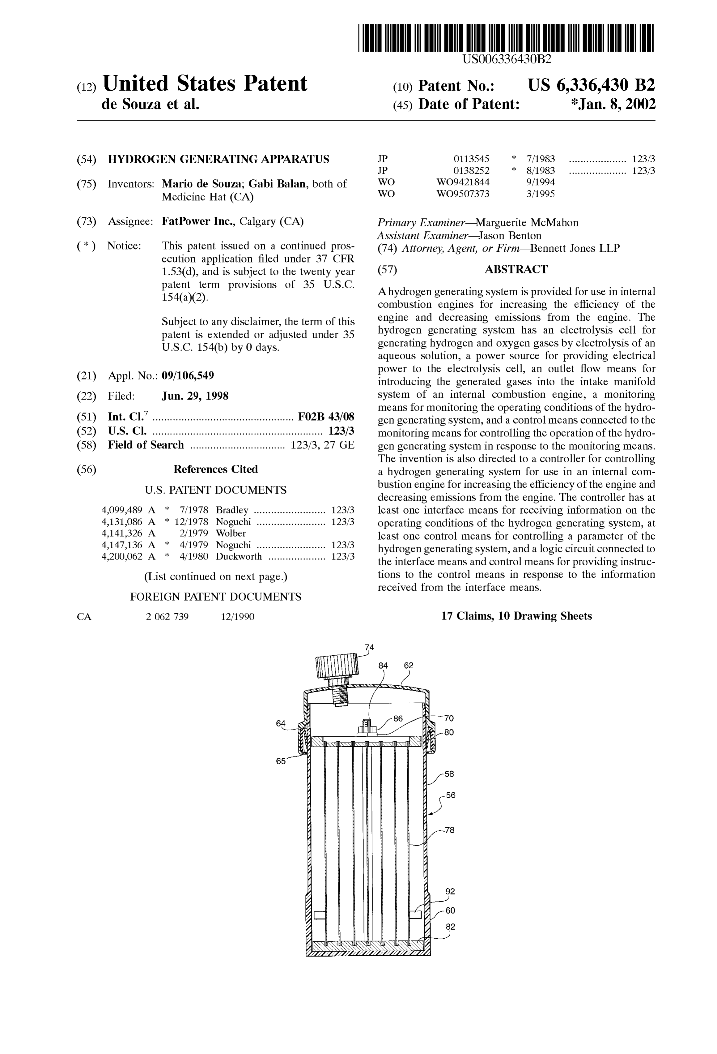 Page 1 of the original patent document